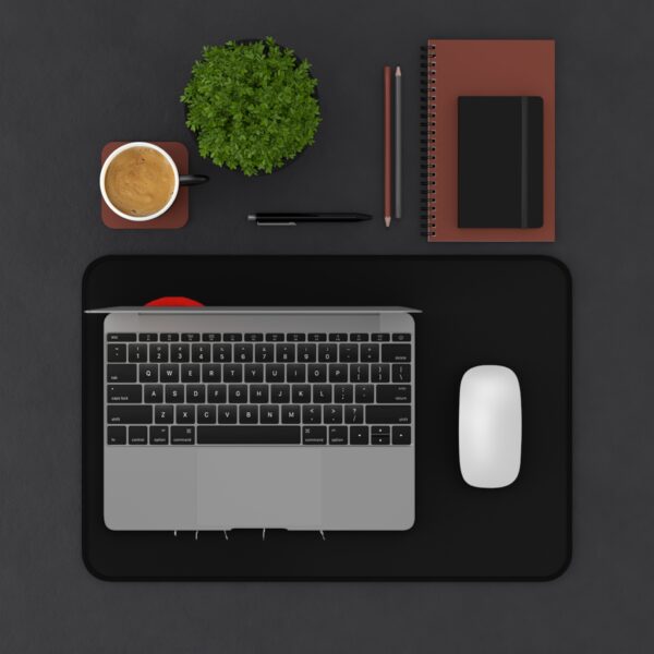 Gothic Redmoon Desk Mat - Unique Gaming, Office, or Home Decor, Ideal for Halloween, Gift for Bar Enthusiasts, Stylish Organizer - Image 3
