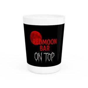 Redmoon Bar Shot Glass - Unique Gift for Party Lovers, Halloween Decor, Cocktail Glass, Pub Accessory, Barware Collectible