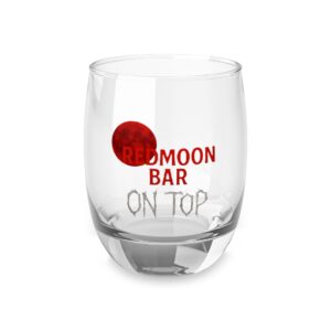 Whiskey Glass for the Redmoon Bar | Unique Home Barware, Perfect for Gifts, Personalized Drinkware, Home Decor, Alcohol Lovers