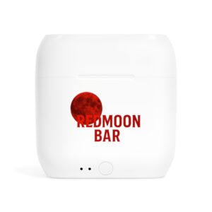 Wireless Earbuds Case with Redmoon Bar Design, Tech Gift, Music Accessories, Audiophile Gadget, Unique Earbud Holder, Birthday [...]