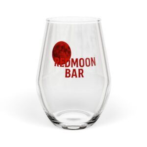 Stemless Wine Glass, 11.75oz | Perfect for Parties, Barware Gift, Wine Lovers, Celebrations, Home Decor, Redmoon Bar Design